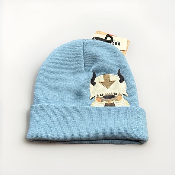 Avatar Appa Unisex Blue The Last Airbender Beanie Nickelodeon Sky Bison NWT NEW - Picture 1 of 8
